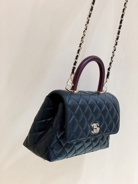 CHLMeGLAMIum GlamIap Bag With Top Handle Navy Blue For Women, WomenÃ¢â‚¬â„¢s Handbags, Shoulder And Crossbody Bags 9in/23cm A92990