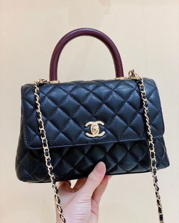 CHLMeGLAMIum GlamIap Bag With Top Handle Navy Blue For Women, WomenÃ¢â‚¬â„¢s Handbags, Shoulder And Crossbody Bags 9in/23cm A92990