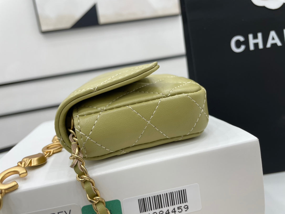 CHLMini Flap Bag Green For Women, Women’s Bags 7.5in/19cm