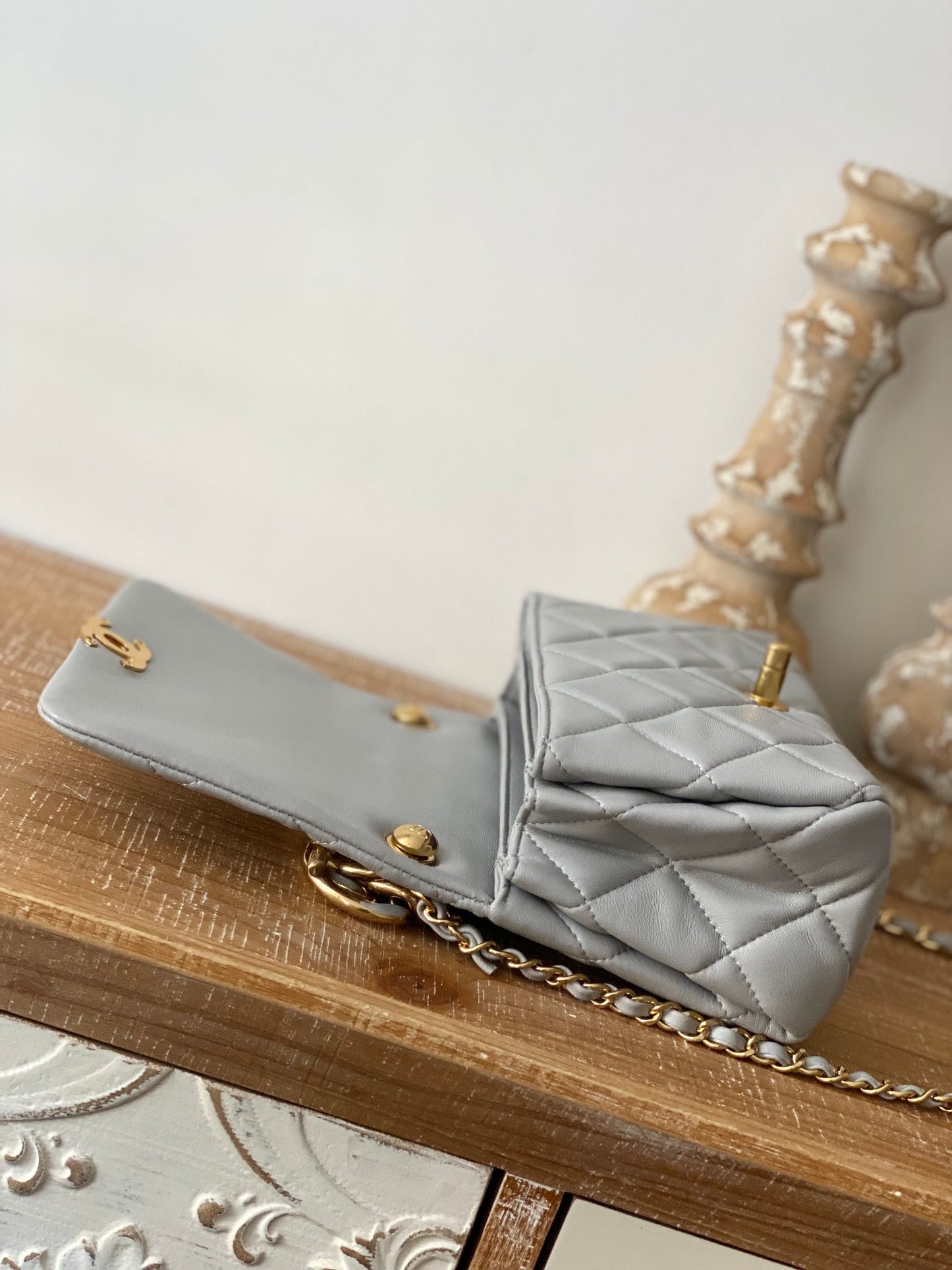 CHL Classic GLAMIamond GlamIap Bag Gray For Women Bags 9.1in/23cm