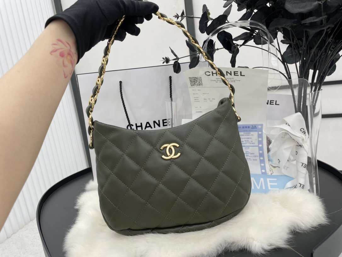 CHLHobo Handbag Emerald Green For Women Bags 9.4in/24cm