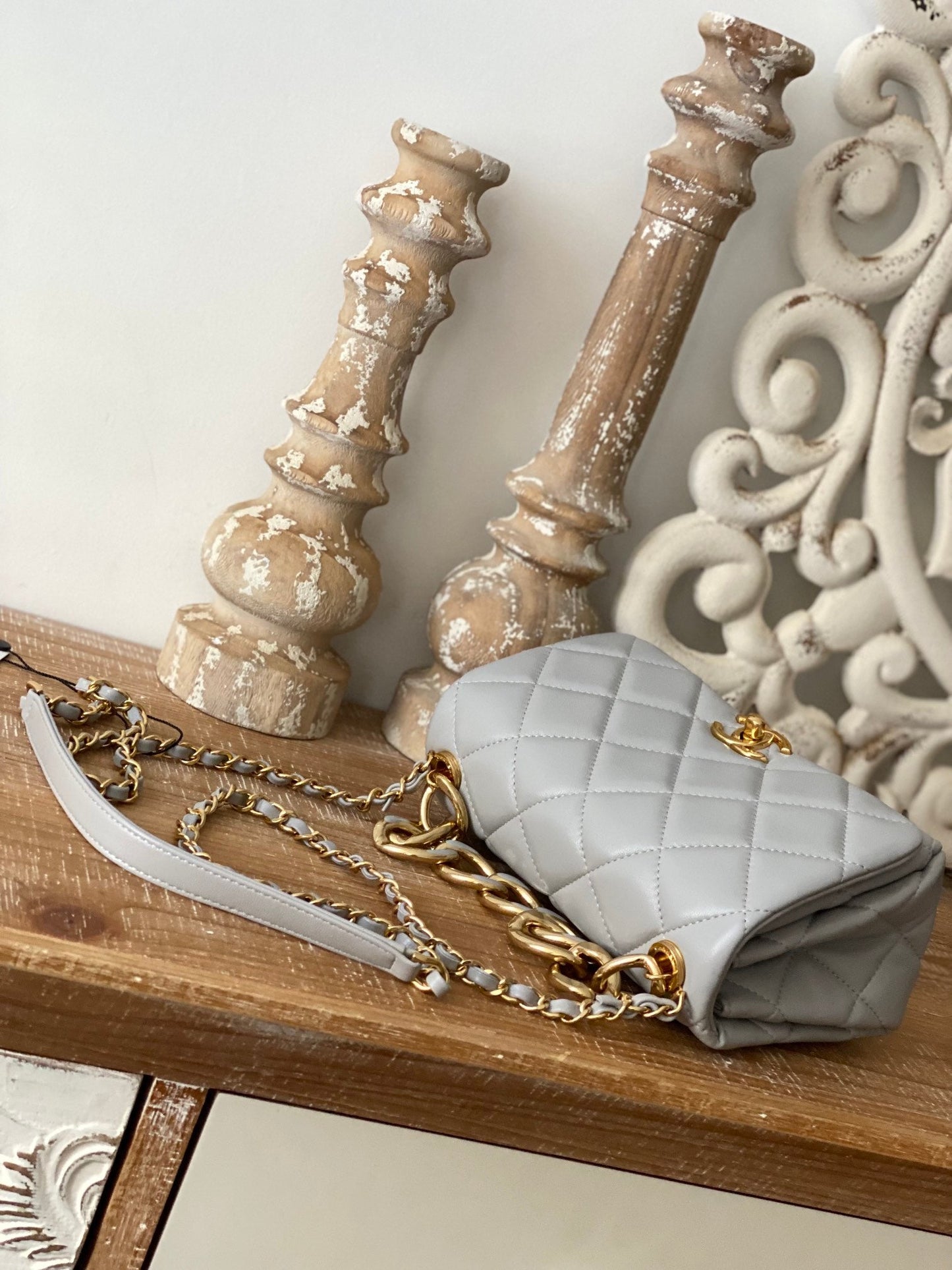 CHL Classic GLAMIamond GlamIap Bag Gray For Women Bags 9.1in/23cm