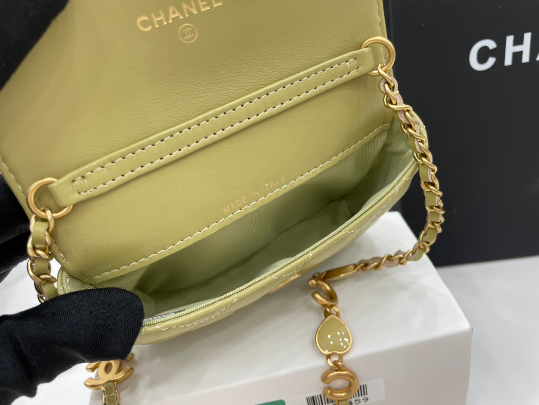 CHLMini Flap Bag Green For Women, Women’s Bags 7.5in/19cm