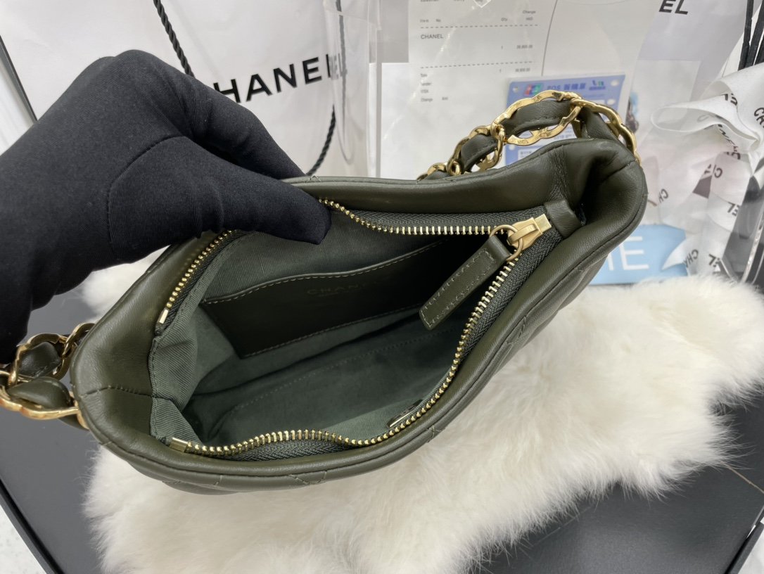 CHLHobo Handbag Emerald Green For Women Bags 9.4in/24cm