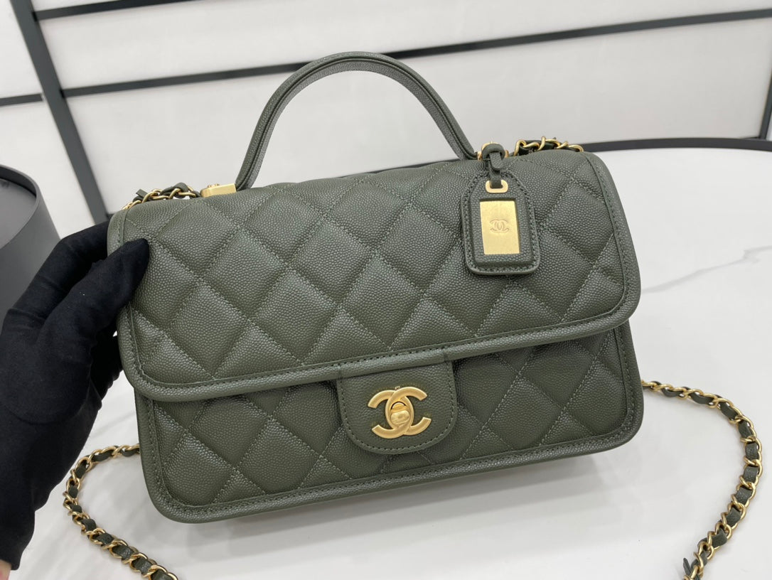 CHL AS3653 22K Bag Dark Green For Women Bags 9.8in/25cm