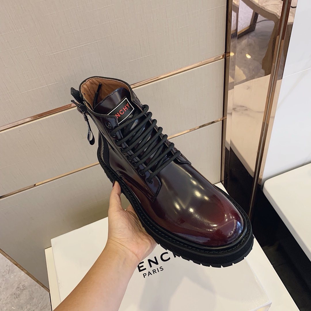 Givenchy Chunky LaGLAMI Up Ankle Boots Brown For Men GVC