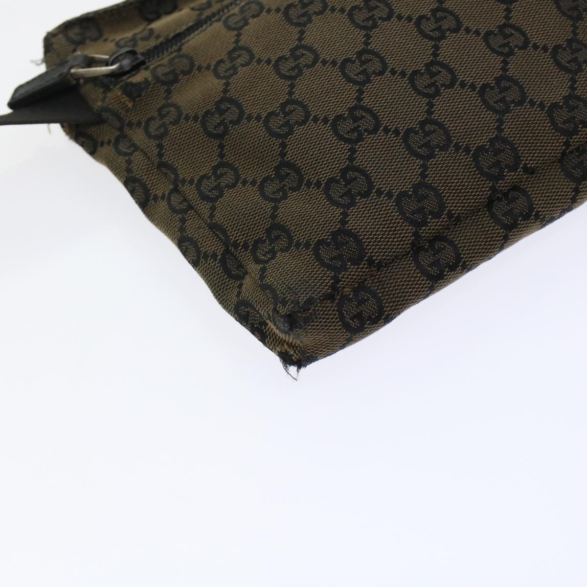 GUCCI GG Canvas Waist bag Brown 018•1621 200047 yb164
