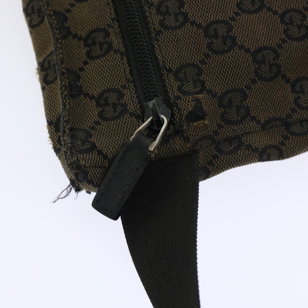 GUCCI GG Canvas Waist bag Brown 018•1621 200047 yb164