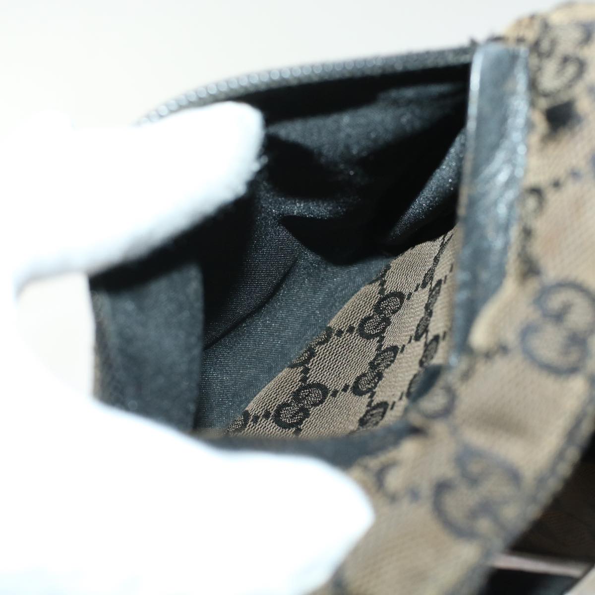 GUCCI GG Canvas Waist bag Brown 018•1621 200047 yb164