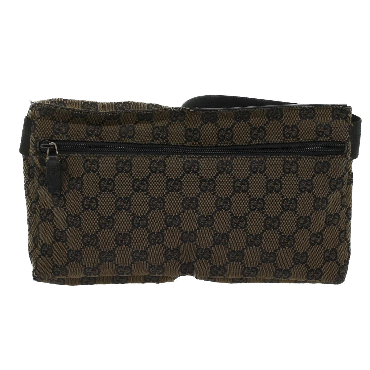 GUCCI GG Canvas Waist bag Brown 018•1621 200047 yb164