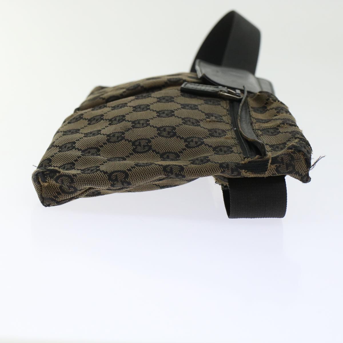 GUCCI GG Canvas Waist bag Brown 018•1621 200047 yb164