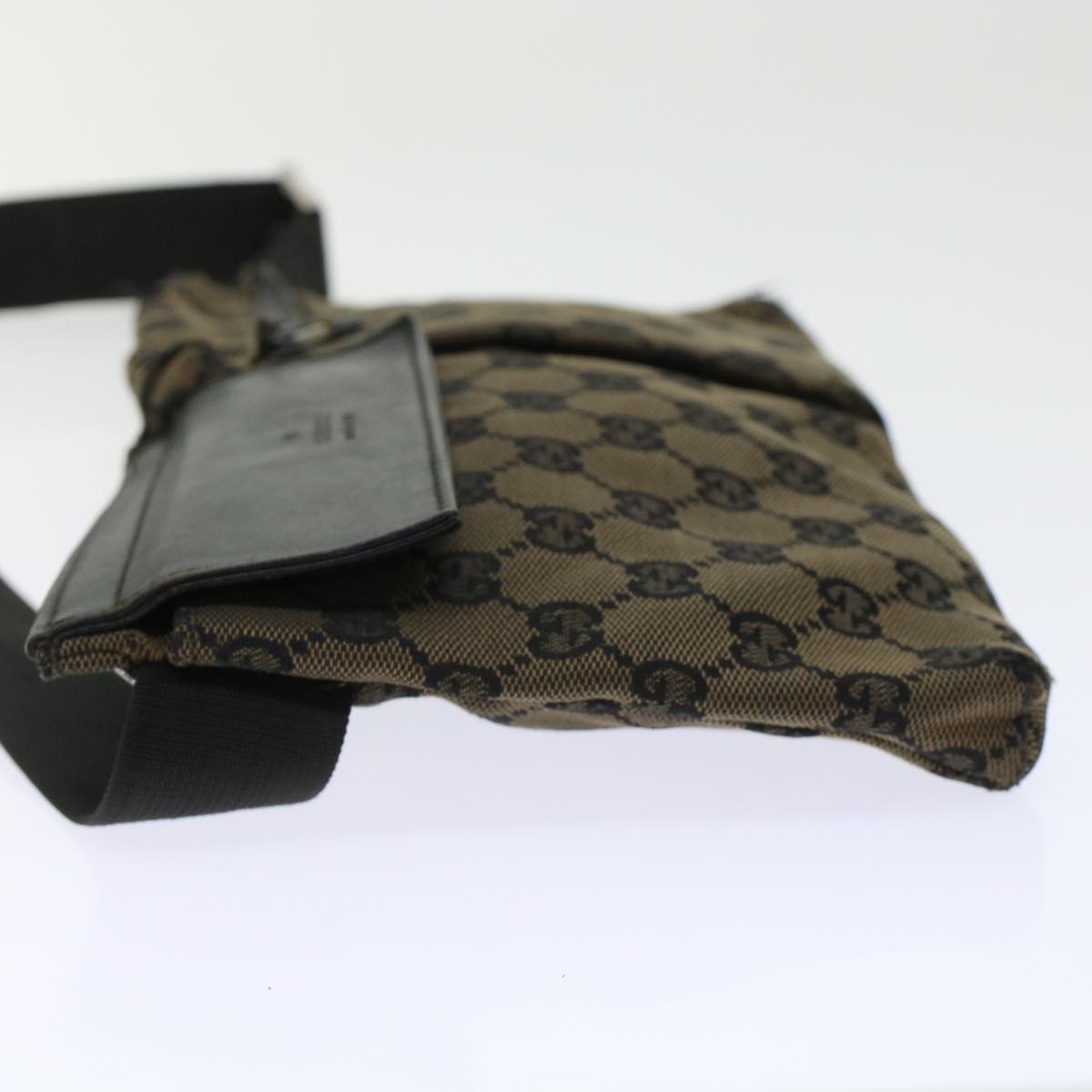 GUCCI GG Canvas Waist bag Brown 018•1621 200047 yb164