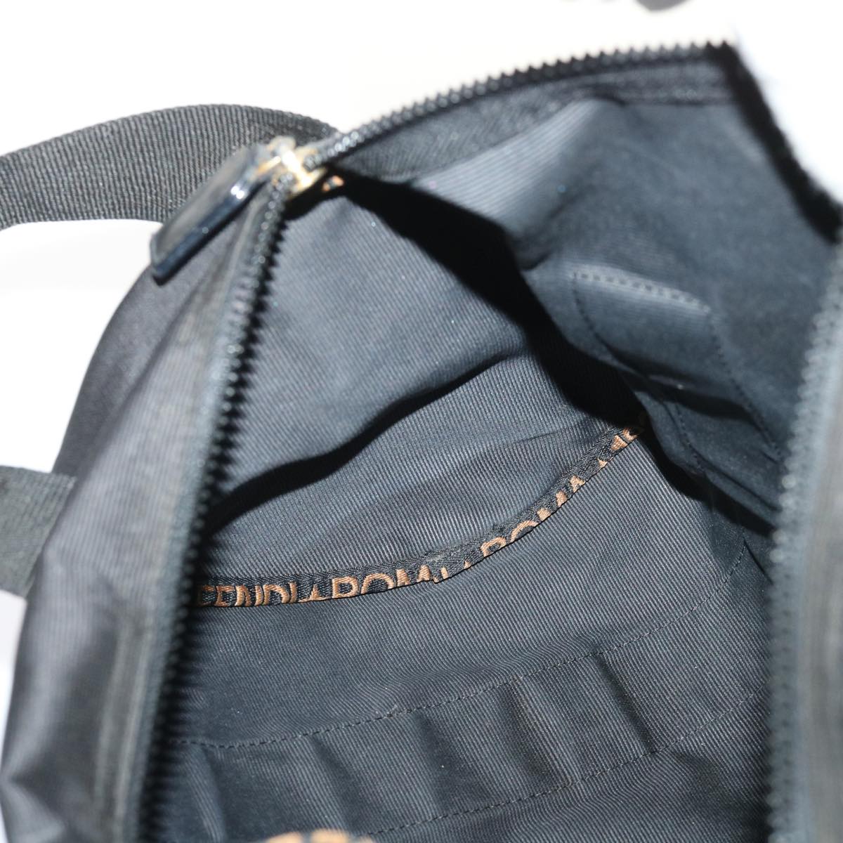 FENDI Boston Bag Nylon 2way Black 2291.26420.089 yb230