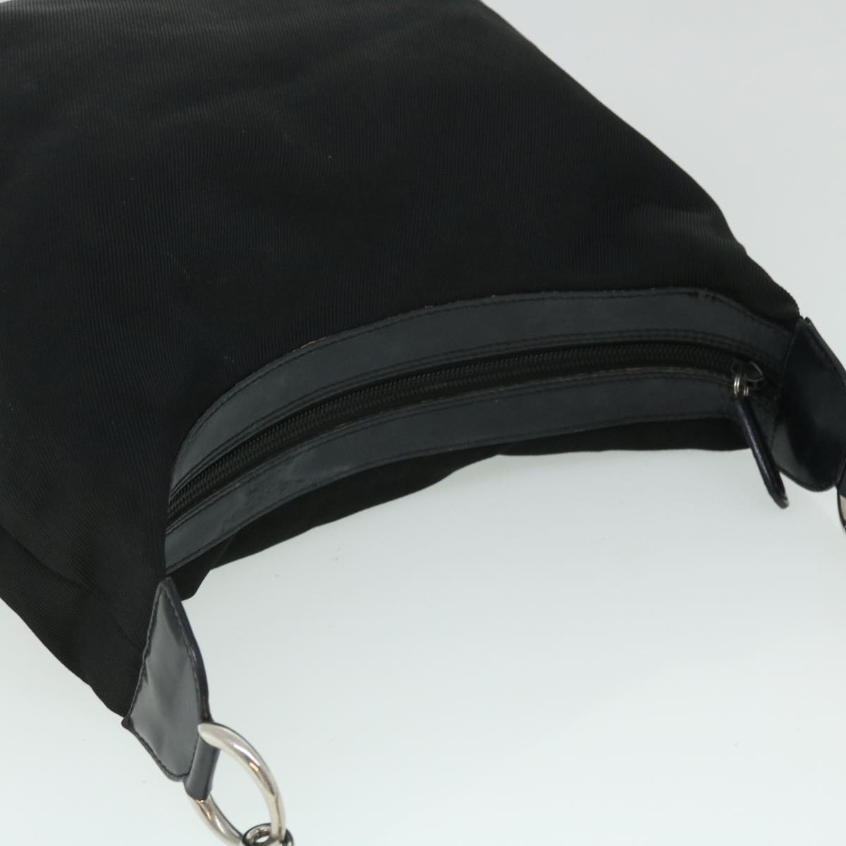 GUCCI Bamboo Hand Bag Black yb348