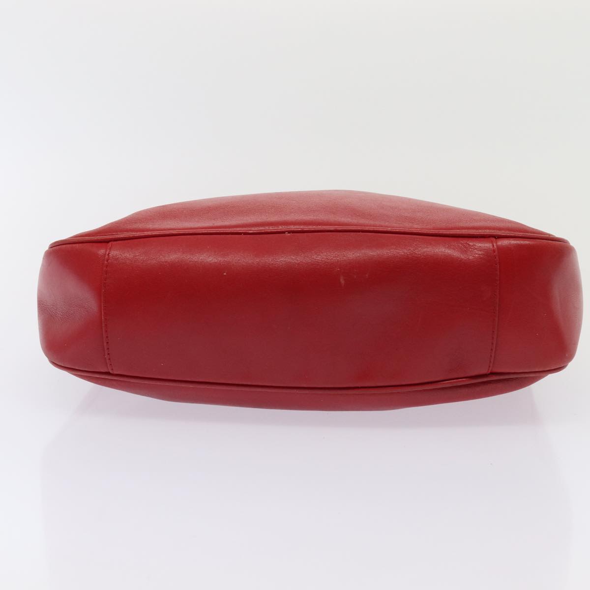 GUCCI Bamboo Hand Bag Leather Red 001 2113 1638 yb582