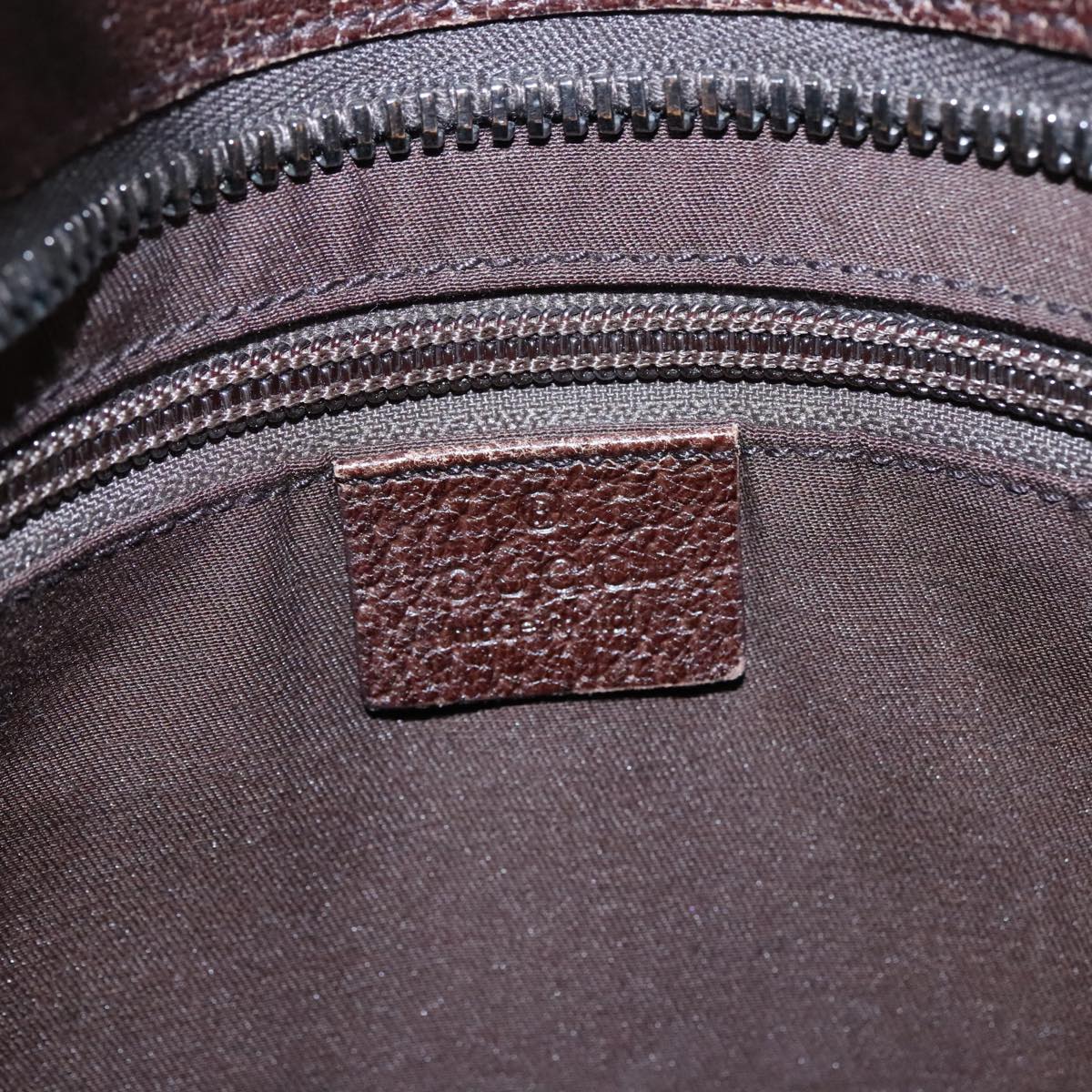 GUCCI GG Canvas Shoulder Bag Beige Silver 122793 yb709