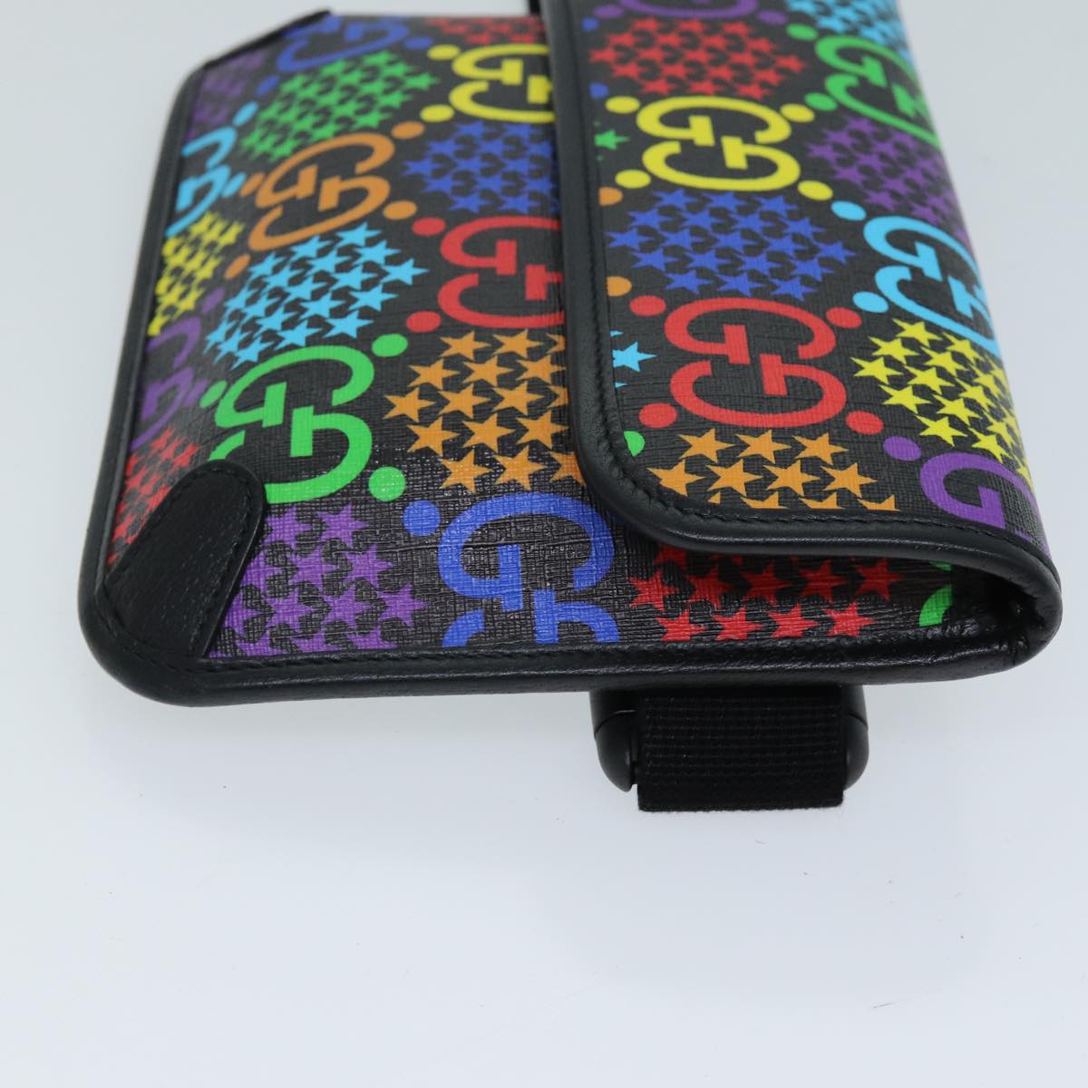 GUCCI GG Psychedelic Body Bag PVC Leather Multicolor 598113 yk11515