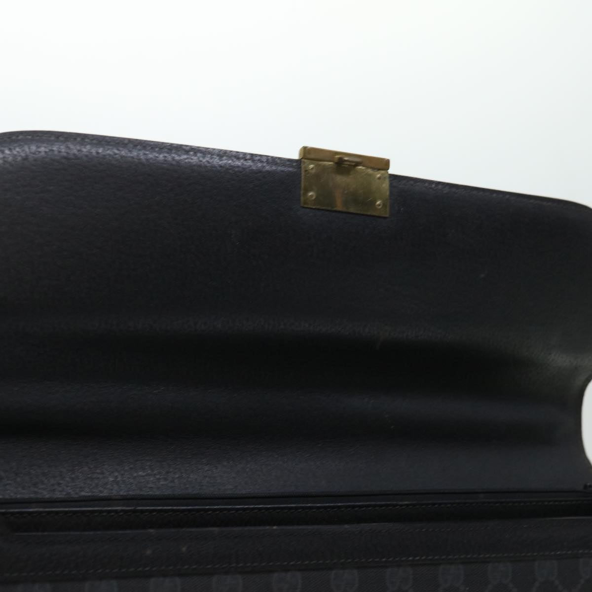 GUCCI GG Supreme Hand Bag PVC Black 904 20 002 yk11784