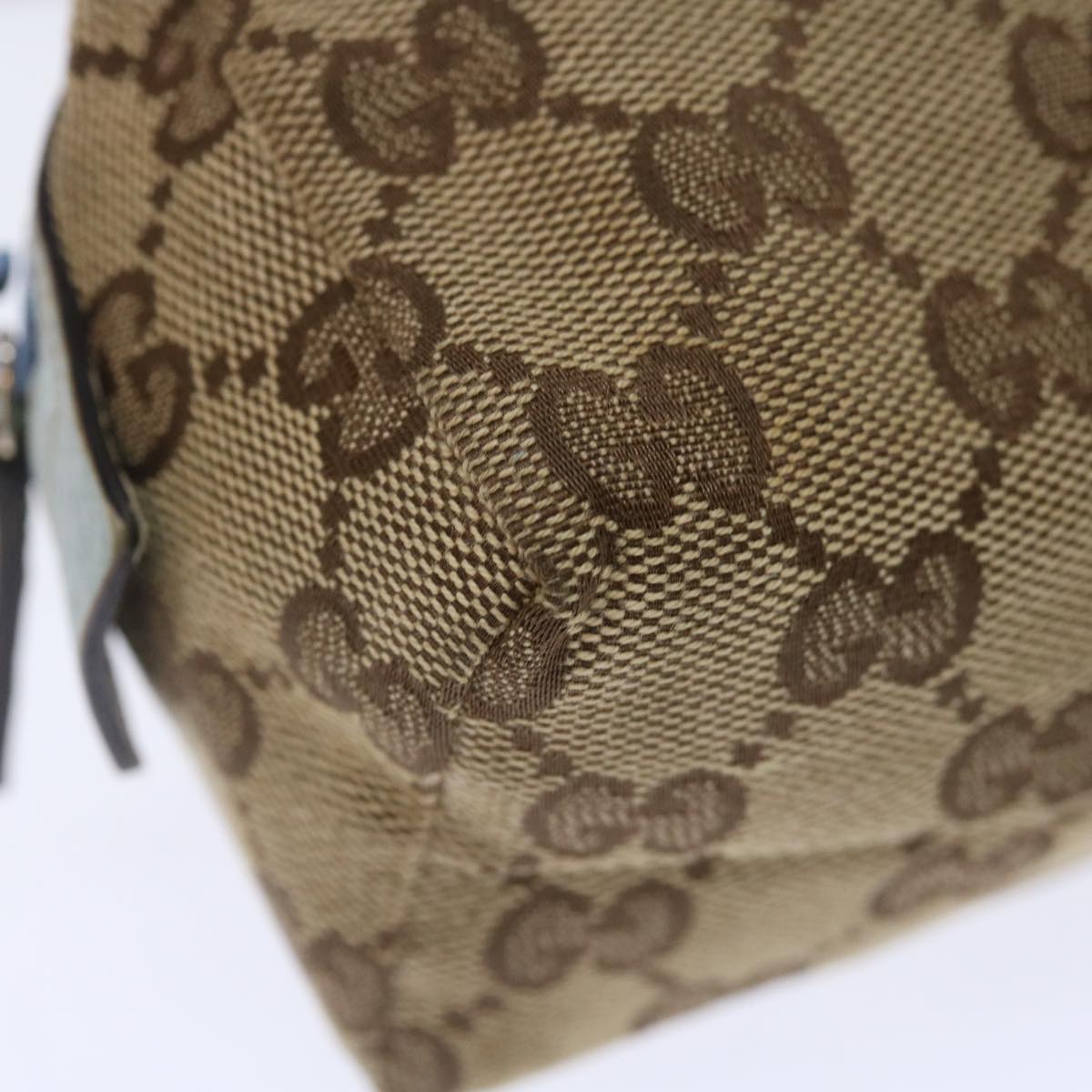 GUCCI GG Canvas Pouch Beige 29596 yk11835