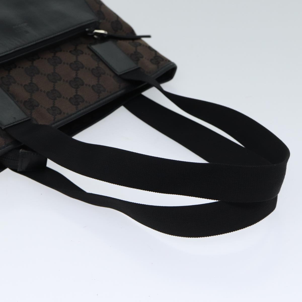GUCCI GG Canvas Tote Bag Brown 019 0402 yk11958