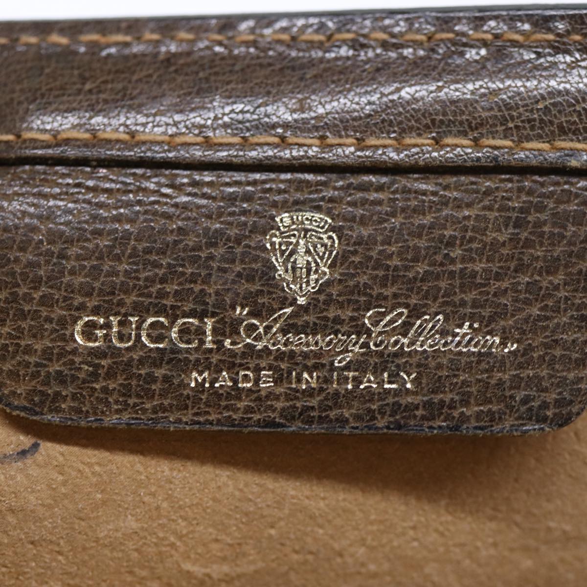 GUCCI GG Canvas Web Sherry Line Clutch Bag Beige Green 84 01 006 yk12008