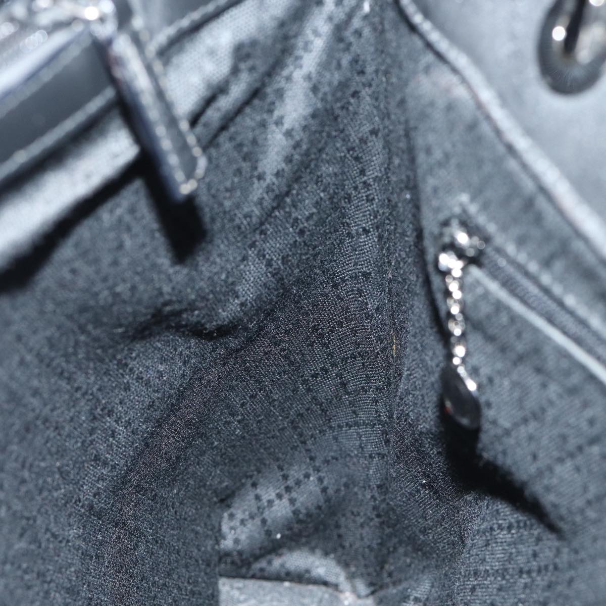 GUCCI Bamboo GG Canvas Hand Bag Nylon Black 002 1010 yk12012