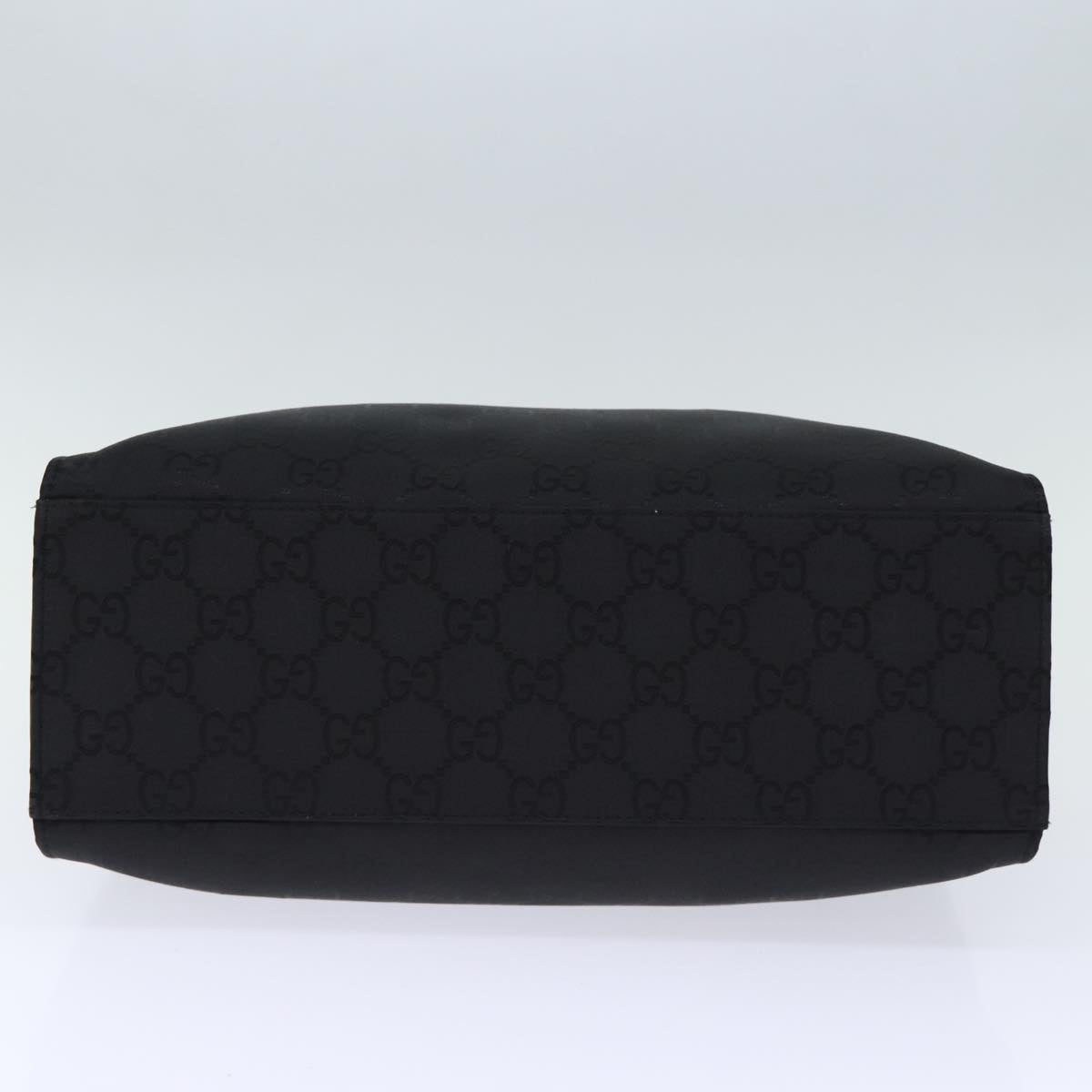 GUCCI Bamboo GG Canvas Hand Bag Nylon Black 002 1010 yk12012