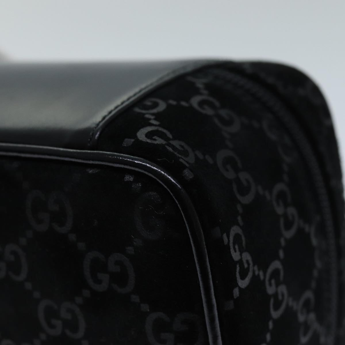 GUCCI GG Canvas Vanity Cosmetic Pouch Black 032 1956 0051 yk12017