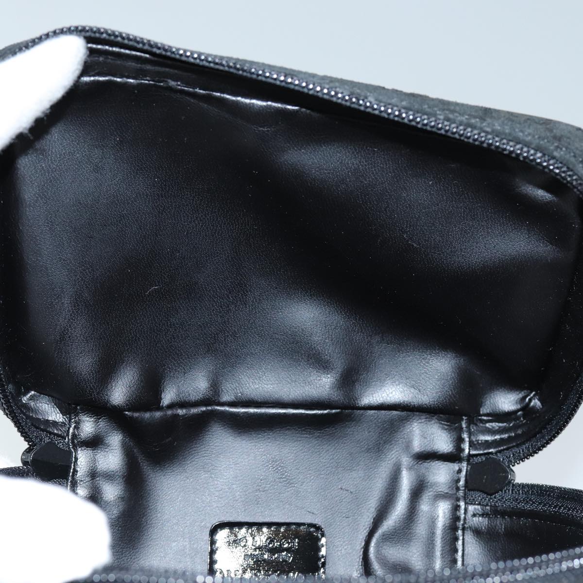 GUCCI GG Canvas Vanity Cosmetic Pouch Black 032 1956 0051 yk12017