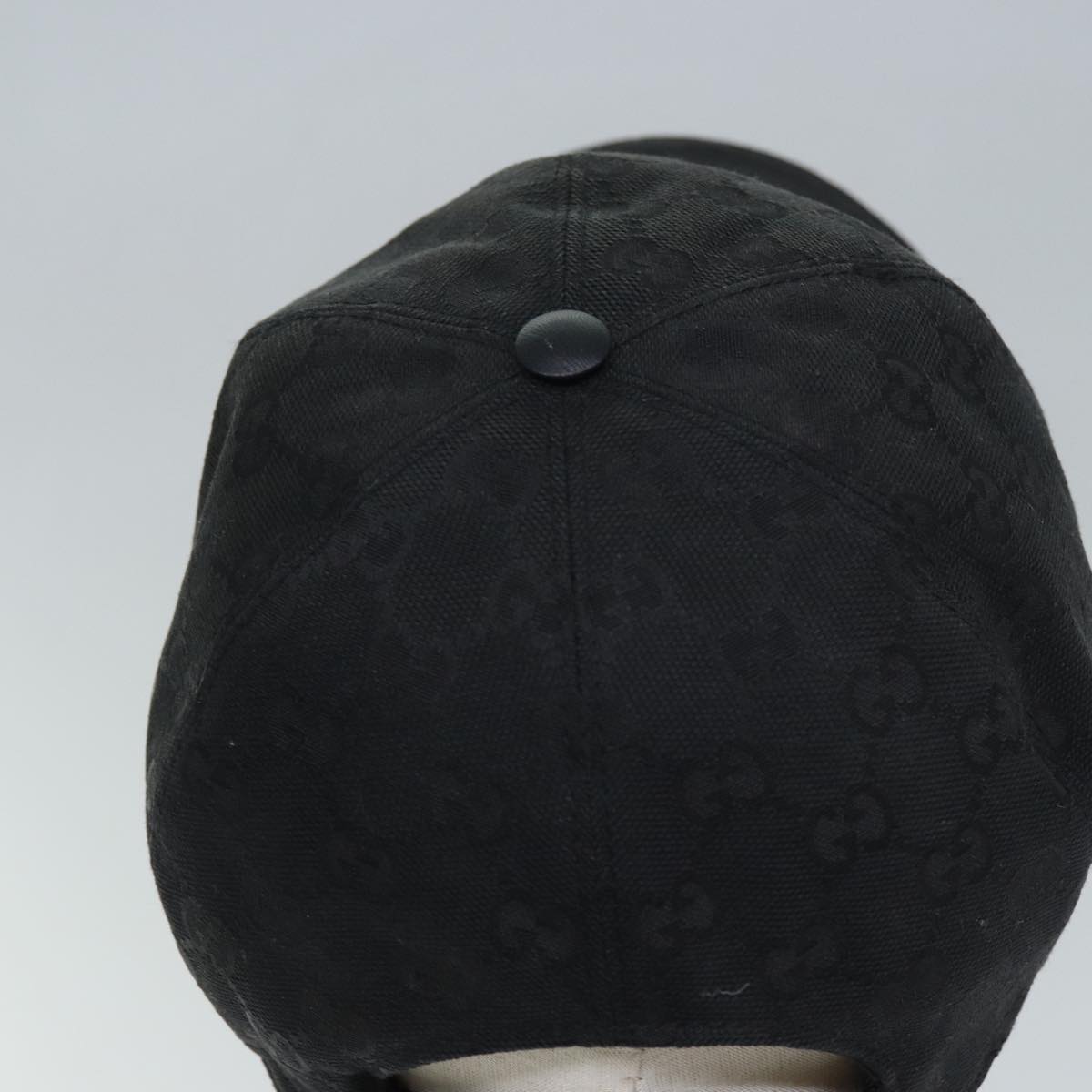 GUCCI GG Canvas Web Sherry Line Cap XL Black Red Green 200035 yk12030