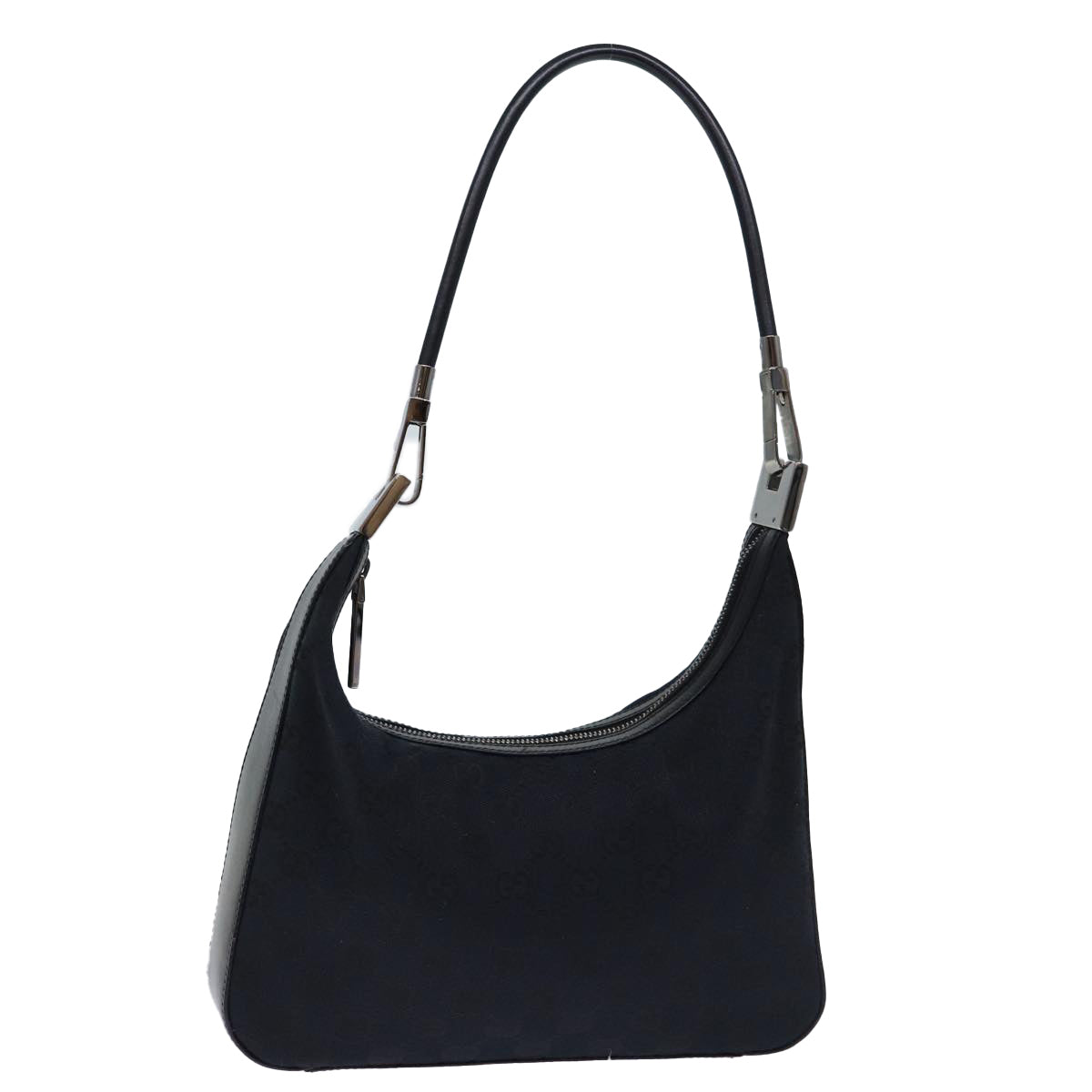GUCCI GG Canvas Shoulder Bag Black 001 3812 yk12045
