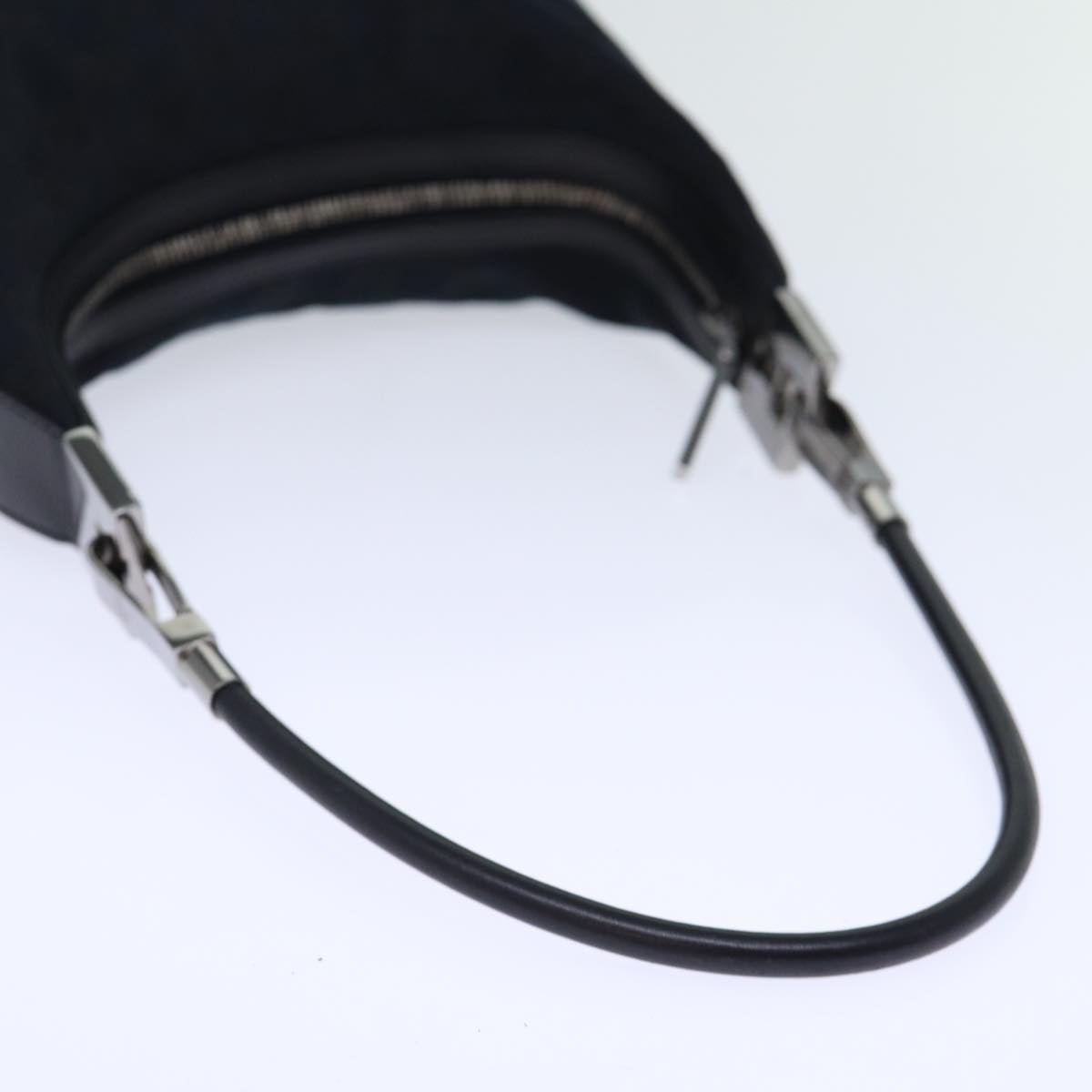 GUCCI GG Canvas Shoulder Bag Black 001 3812 yk12045