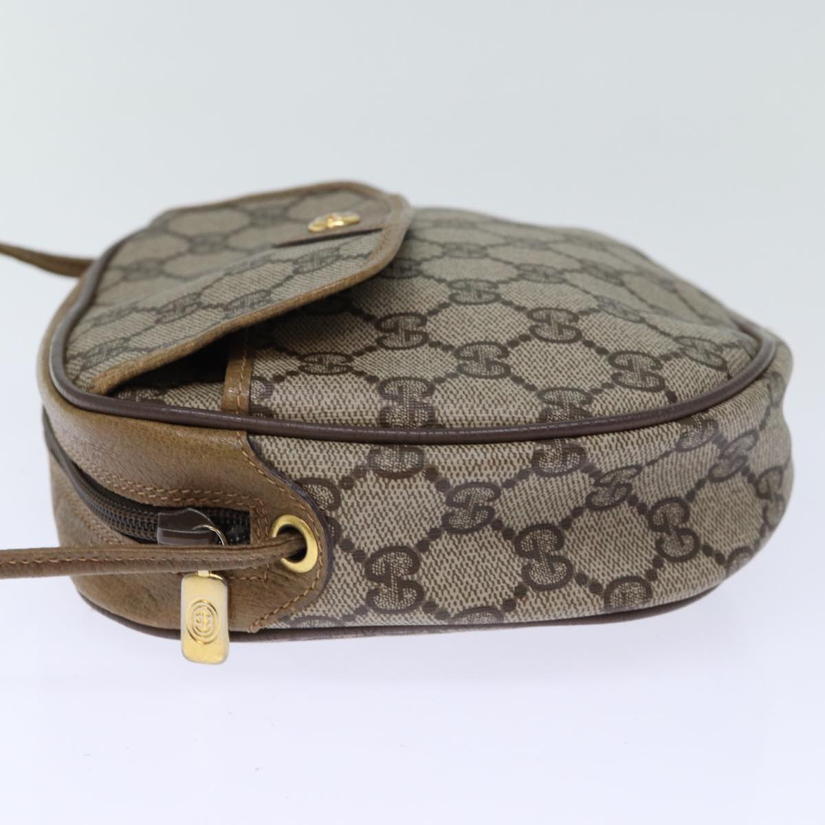 GUCCI GG Supreme Shoulder Bag PVC Beige 56 02 600 yk12077