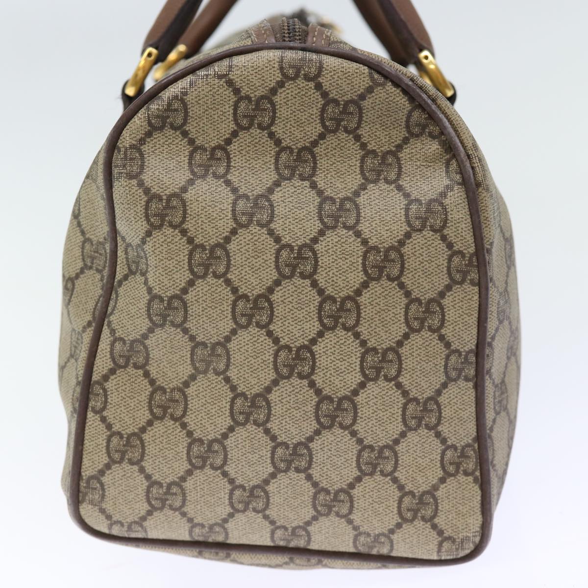 GUCCI GG Supreme Boston Bag PVC Beige 002 123 6842 yk12081