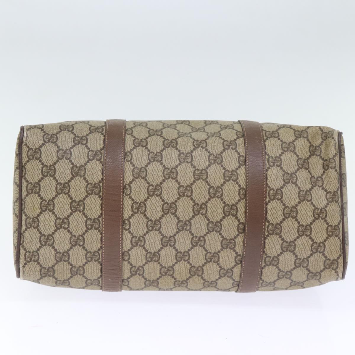 GUCCI GG Supreme Boston Bag PVC Beige 002 123 6842 yk12081