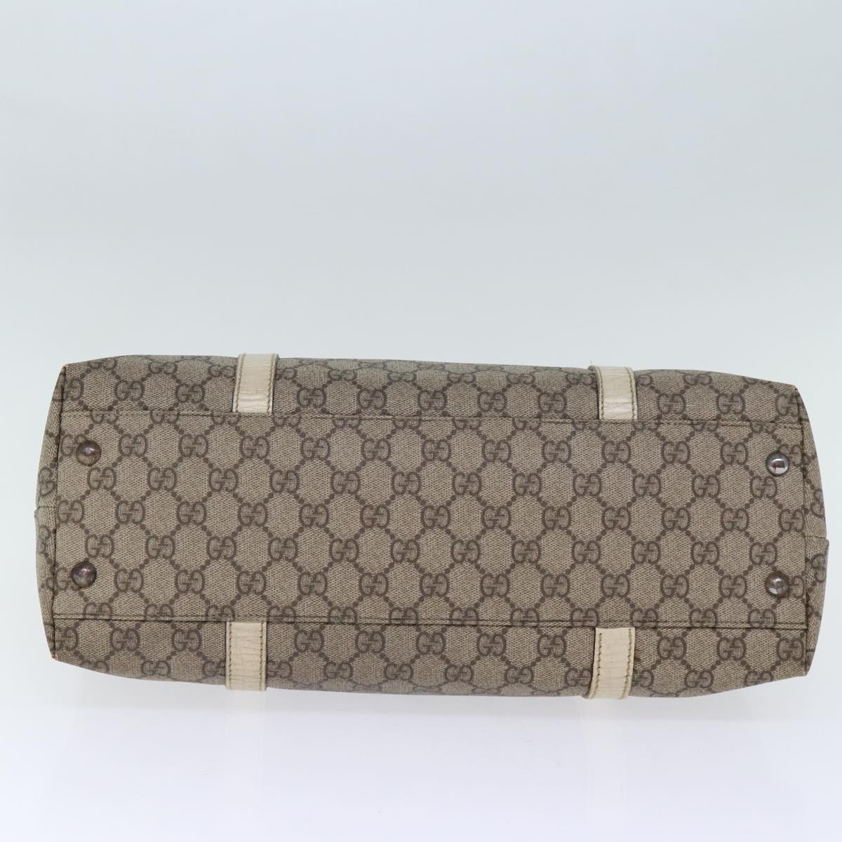 GUCCI GG Supreme Tote Bag PVC Beige 114595 yk12126