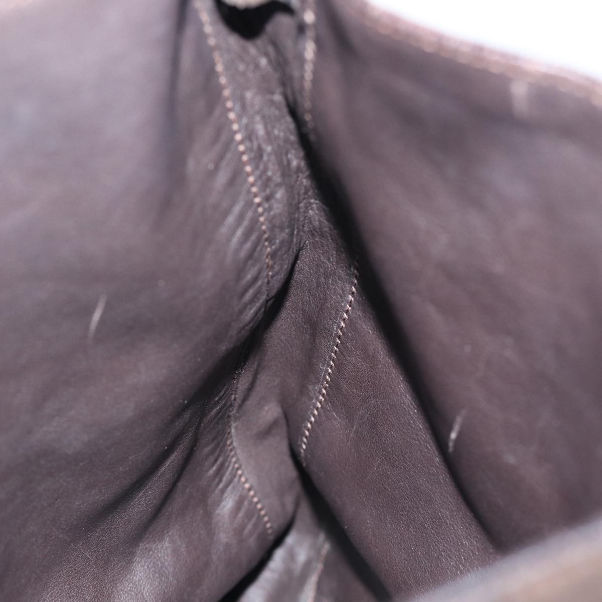 GUCCI GG Canvas Shoulder Bag Brown yk12159