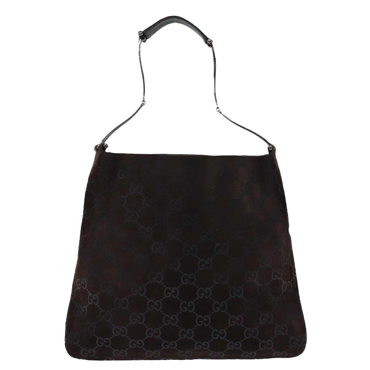 GUCCI GG Canvas Shoulder Bag Brown yk12159