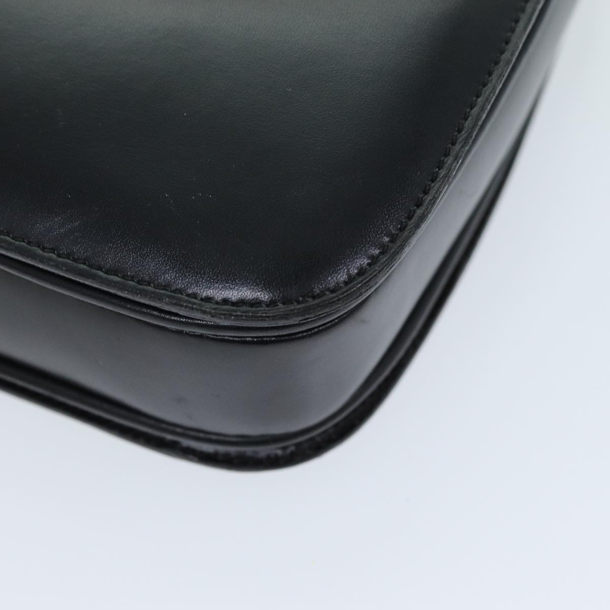 GUCCI Hand Bag Leather Black yk12169