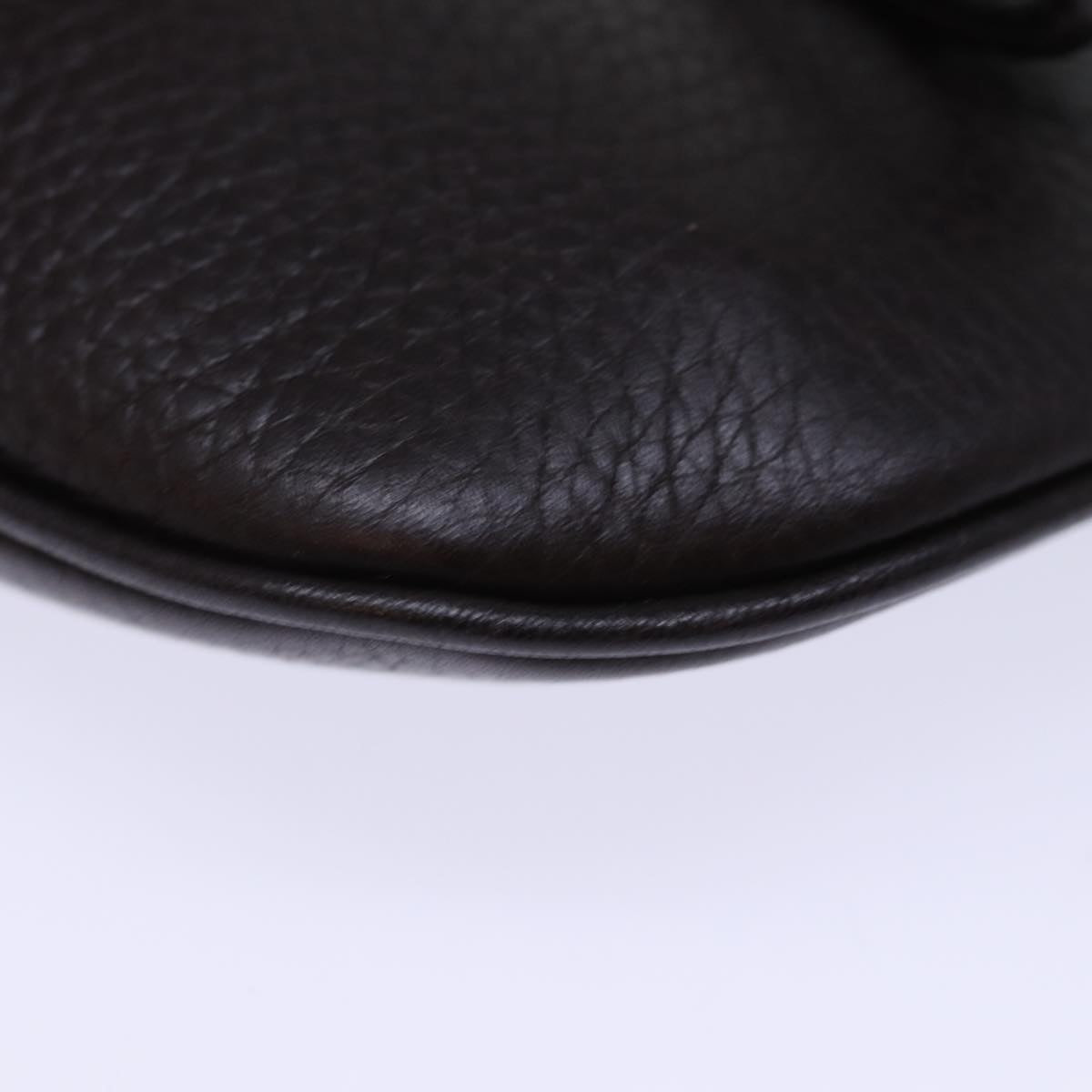 GUCCI Pouch Leather Brown 252041 yk12312