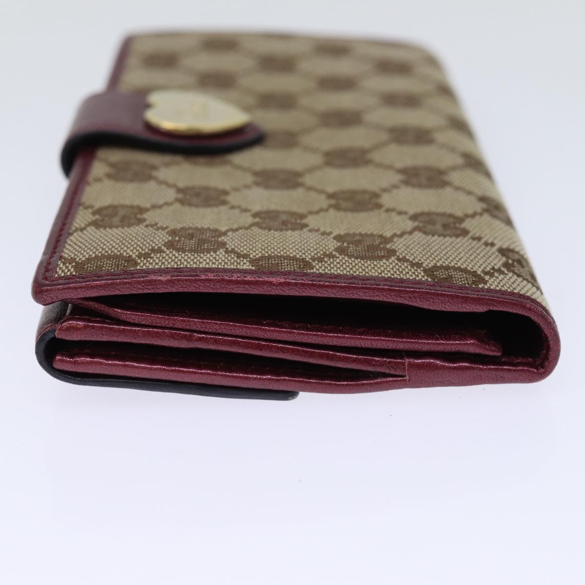GUCCI GG Canvas Long Wallet Beige 203550 yk12329