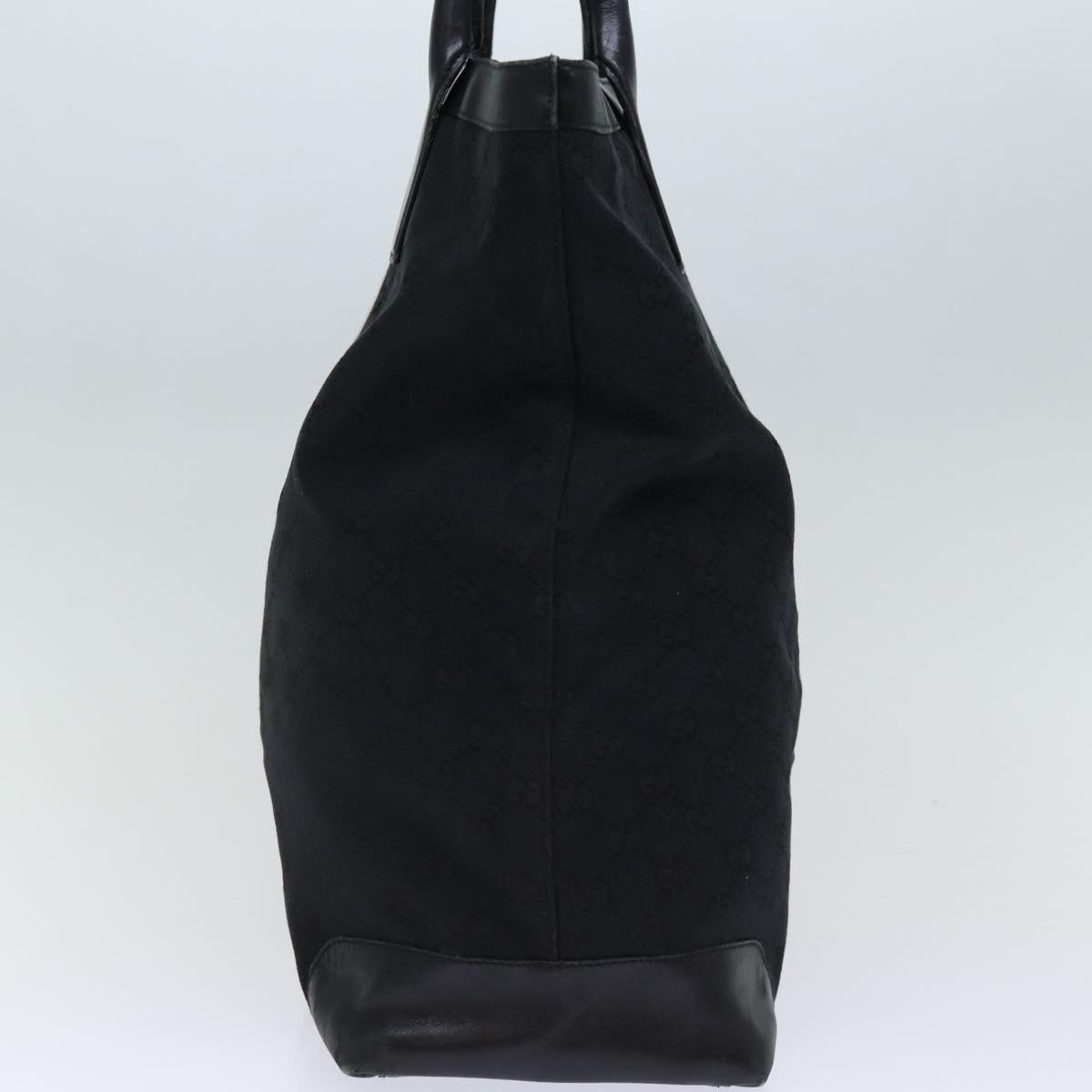 GUCCI GG Canvas Sherry Line Hand Bag Black White 002 1093 yk12369