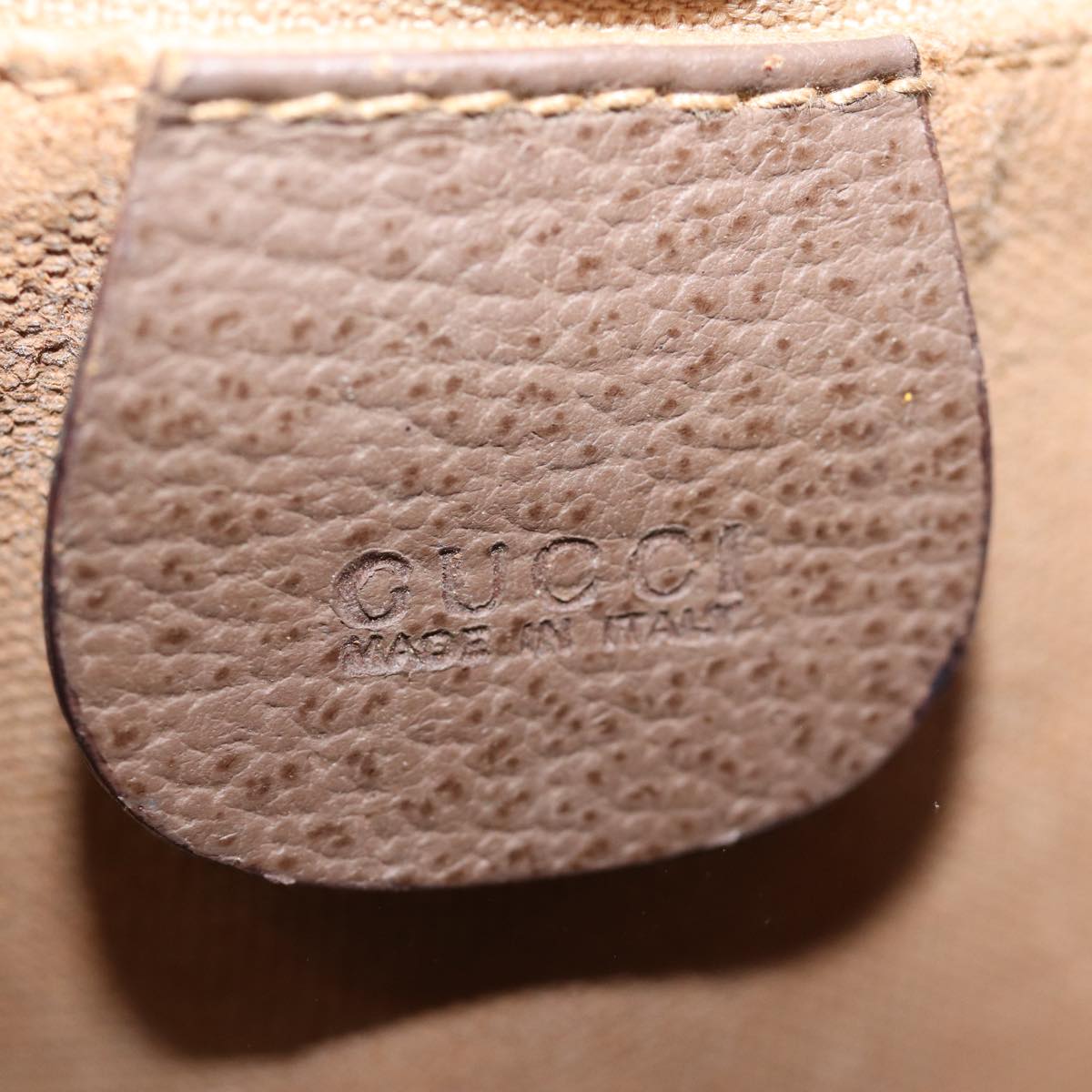 GUCCI GG Supreme Boston Bag PVC Beige 002 615 6842 yk12423