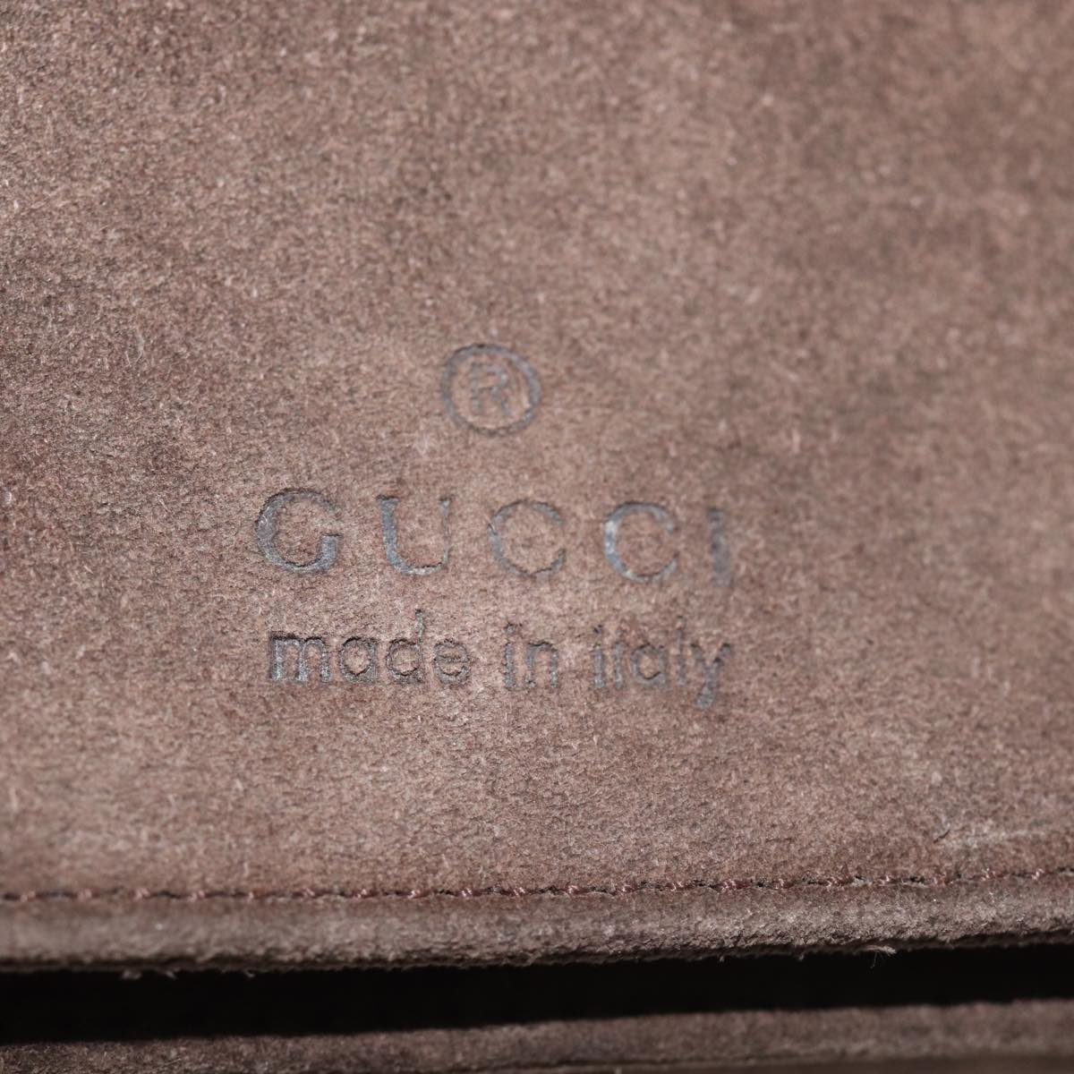 GUCCI Bamboo Shoulder Bag Suede Brown 001 3239 yk12441