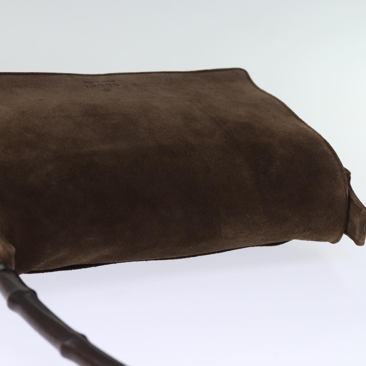 GUCCI Bamboo Shoulder Bag Suede Brown 001 3239 yk12441