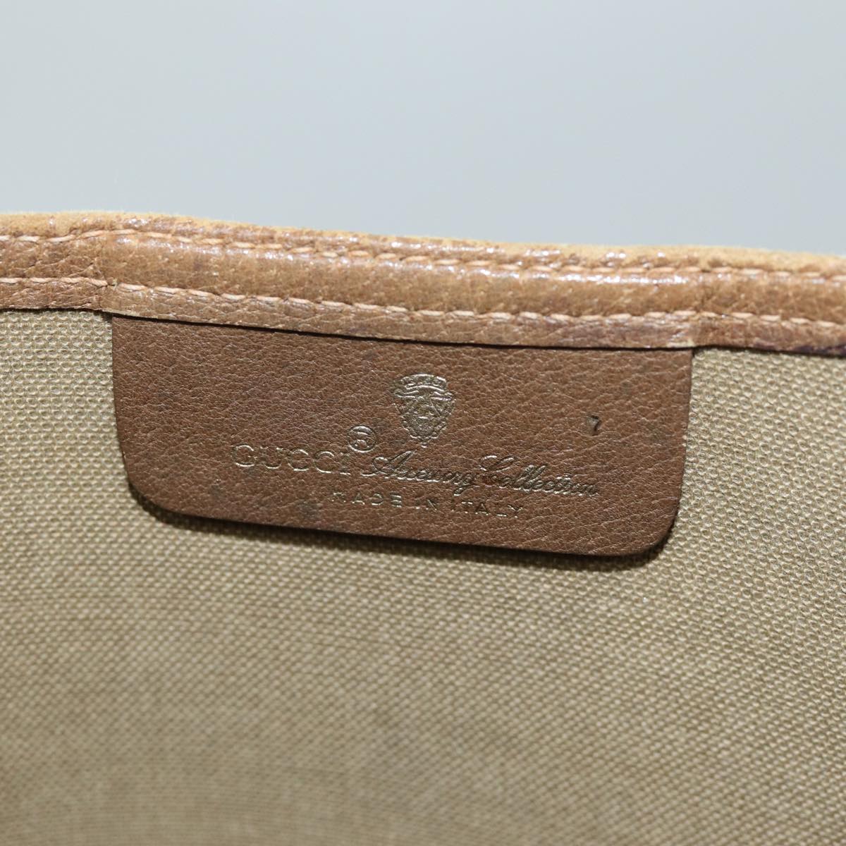 GUCCI GG Supreme Web Sherry Line Tote Bag PVC Beige Red 89 02 003 yk12451