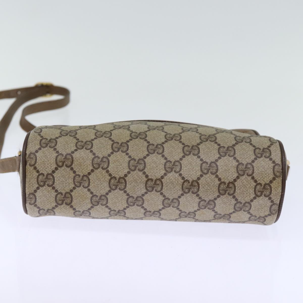 GUCCI GG Supreme Web Sherry Line Shoulder Bag Red Beige 56 02 087 yk12506