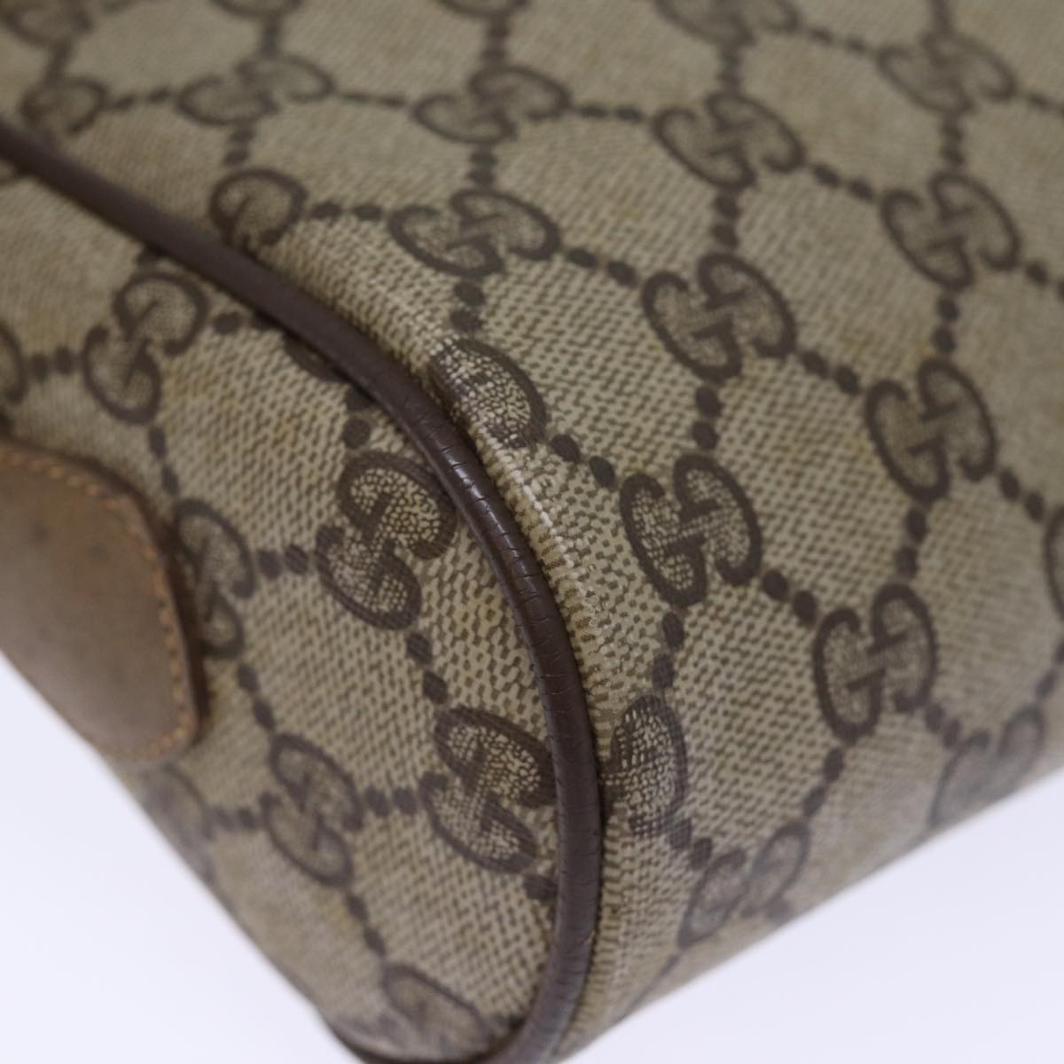 GUCCI GG Supreme Web Sherry Line Shoulder Bag Red Beige 56 02 087 yk12506