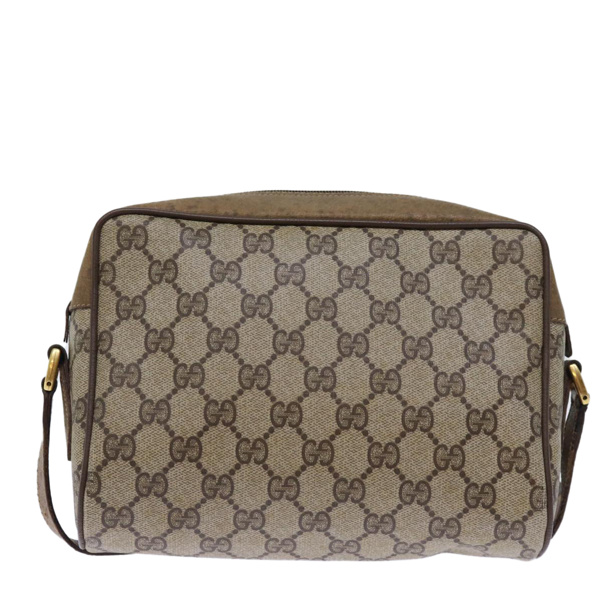 GUCCI GG Supreme Web Sherry Line Shoulder Bag Red Beige 56 02 087 yk12506