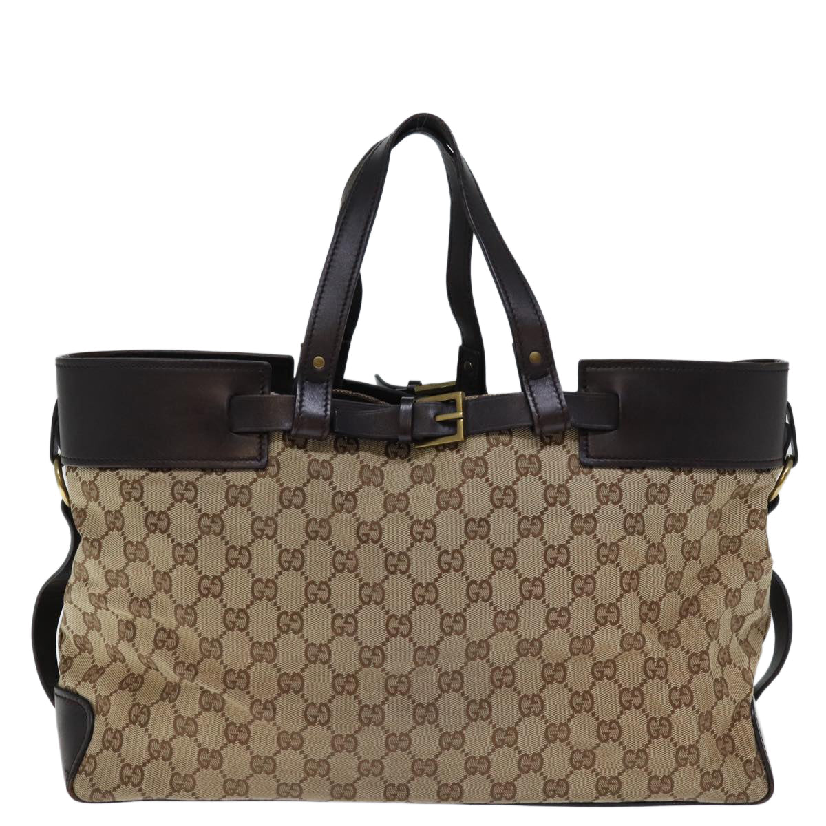 GUCCI GG Canvas Tote Bag Beige 106251 yk12513